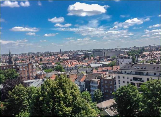 Udsigt over byen Elsene