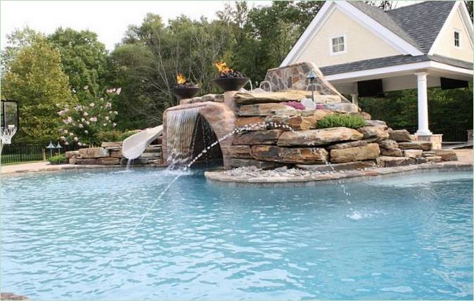 Dekoration af swimmingpools