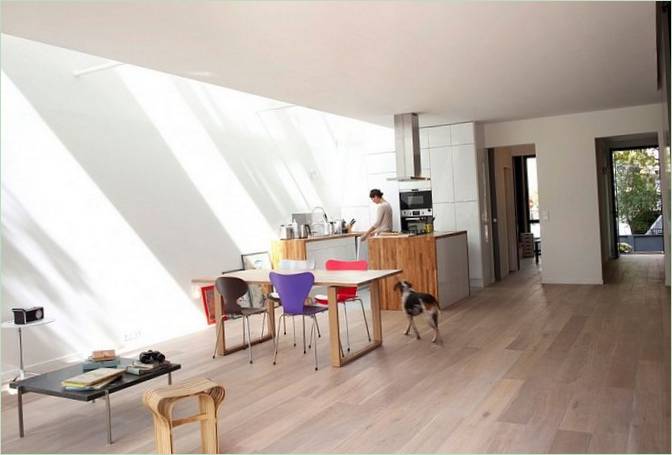 Spisestue i rammehuset Eco-Sustainable House