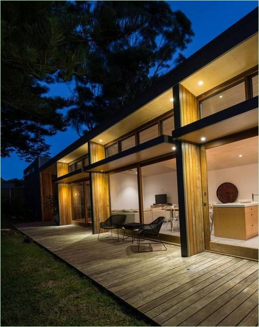 Det moderne design af Bourne Blue Architecture-studioets sommerhus