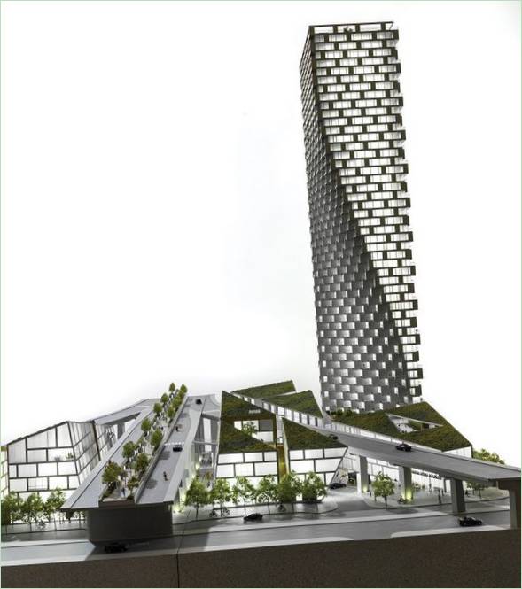 Projekter af Bjarke Ingels, en ung arkitekt fra Danmark, et hus i Vancouver. Foto 1 Projekter af Bjarke Ingels, en ung arkitekt fra Danmark - hus i Vancouver. Foto 1
