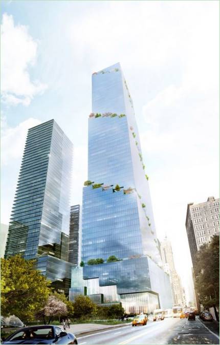 Projekter af Bjarke Ingels, en ung arkitekt fra Danmark - Facade til kontor i New York Projekter af Bjarke Ingels, en ung arkitekt fra Danmark, New York kontorfacade