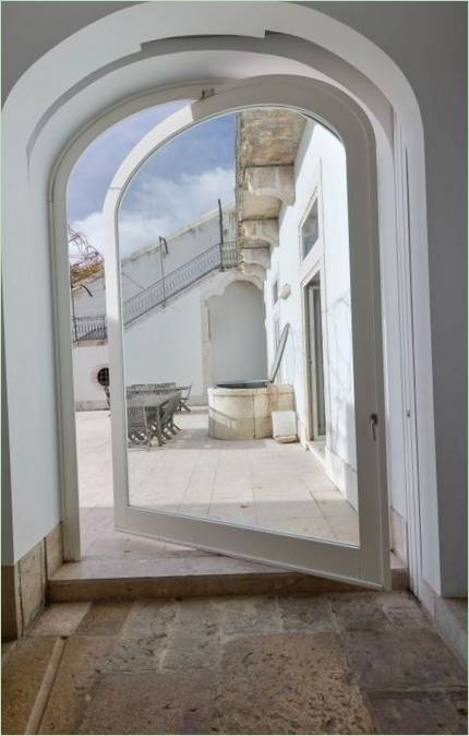 Terrassedør af glas