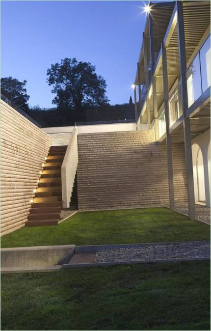 Villaen i Mendrisio i Schweiz