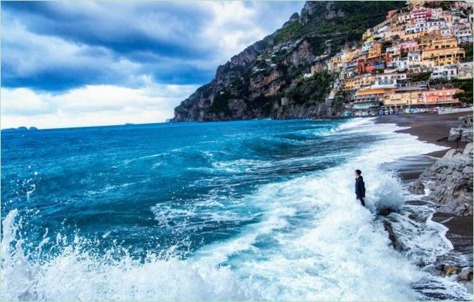 Kysten i det sydlige Italien
