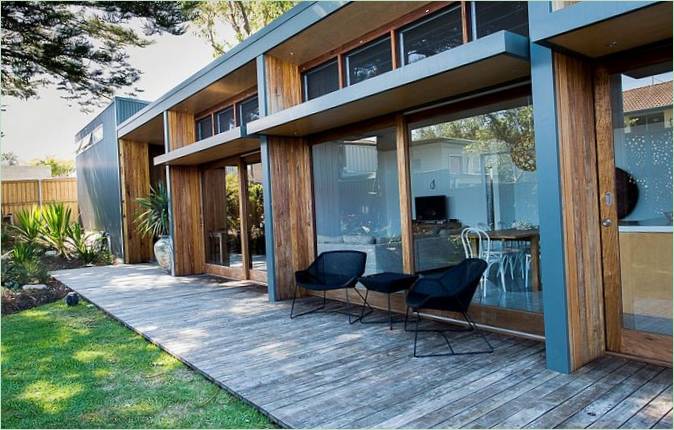 Moderne sommerhusdesign af Bourne Blue Architecture