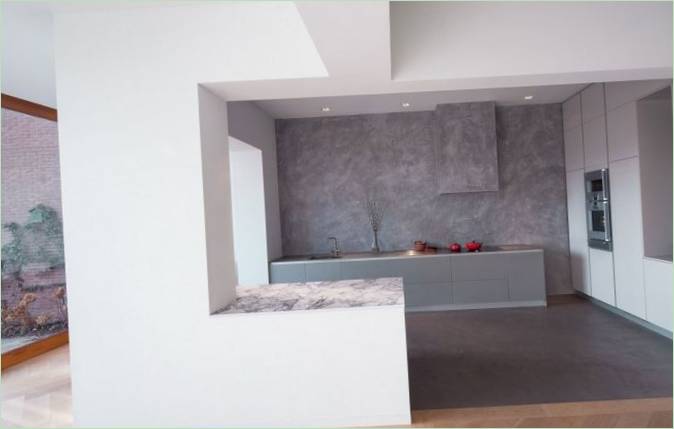 Foto af moderne boligindretning - køkkenområde-2