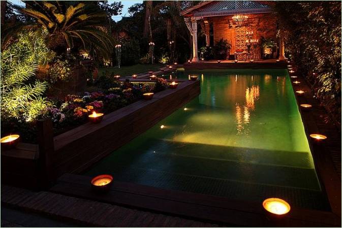 Dekoration af swimmingpools