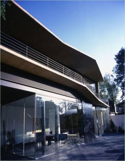 Terrassen på Alpes Residence i Mexico City