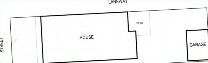 Clifton Hill House plan i Australien