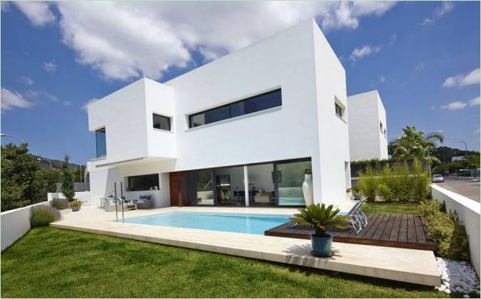 Moderne poolterrasser - Foto 1
